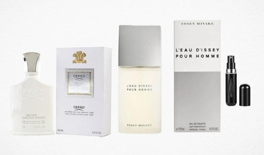 Promo X2: Creed Silver, Issey Miyake + Perfumero Recargable