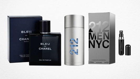 COMBO X2: Bleu de Chanel, 212 NYC Men + Perfumero